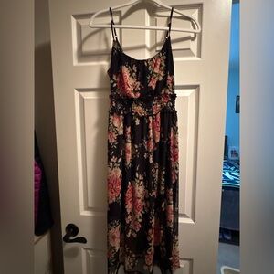 Mimi Chica Black Floral Dress